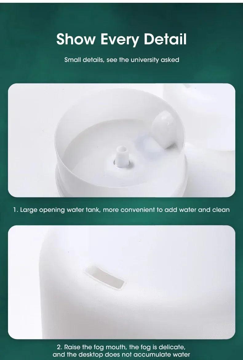 Umidificador de Ar 500ml com Difusor de Aromas – Respire Melhor e Crie um Ambiente Relaxante