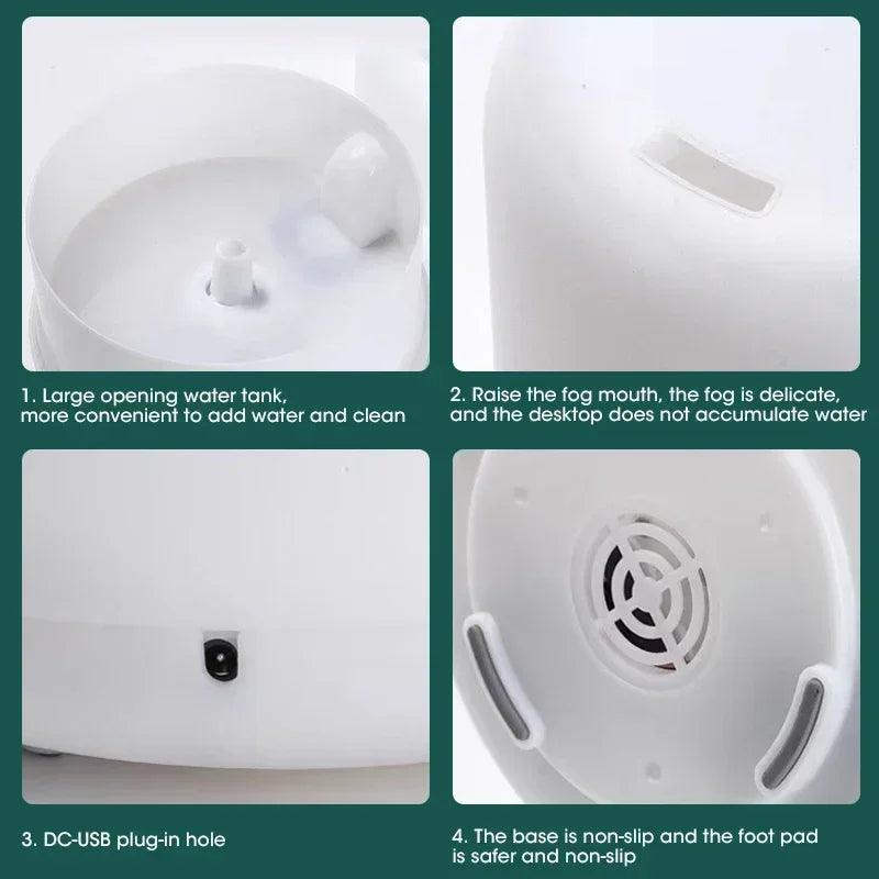 Umidificador de Ar 500ml com Difusor de Aromas – Respire Melhor e Crie um Ambiente Relaxante